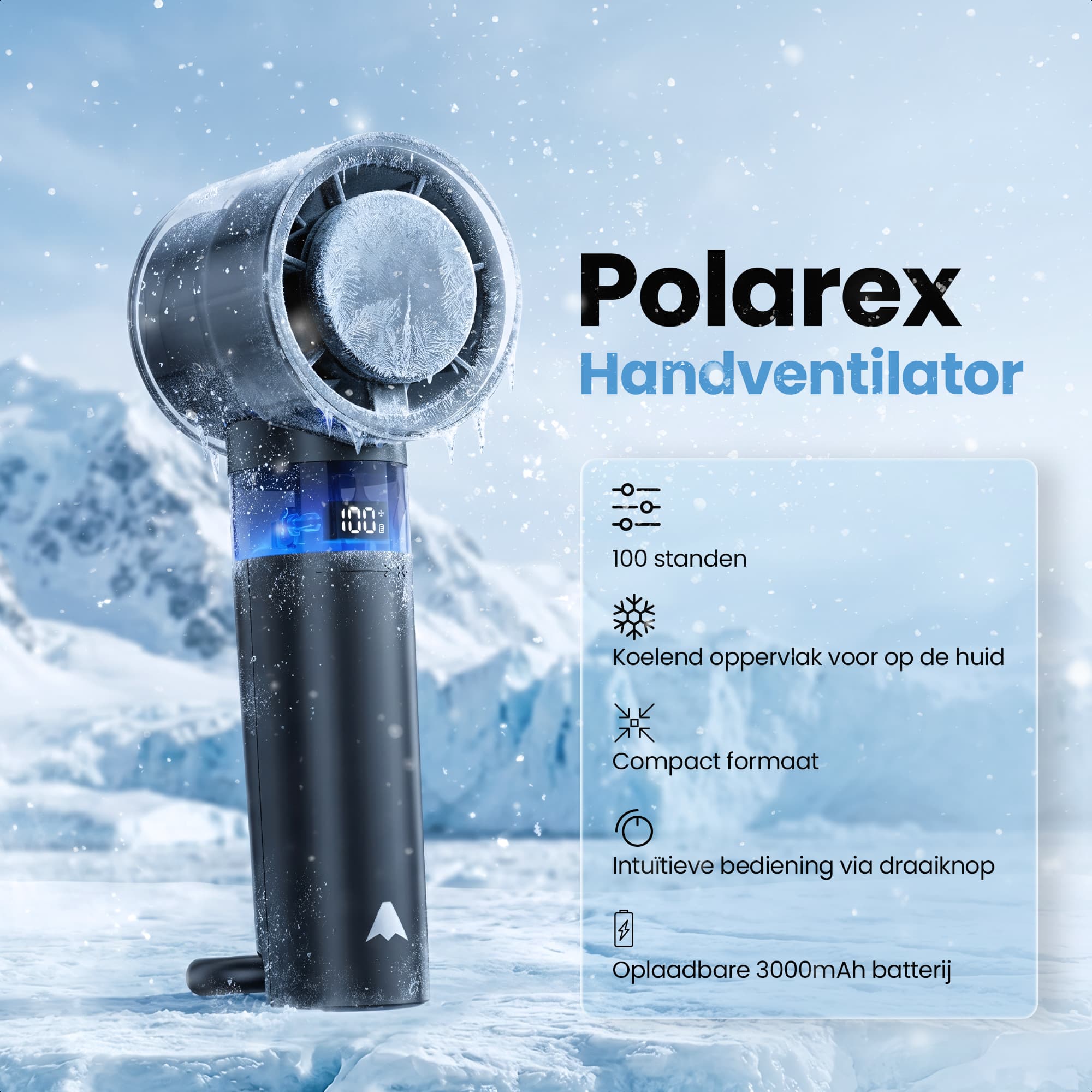 Polarex - Draagbare Handventilator - afbeelding 2