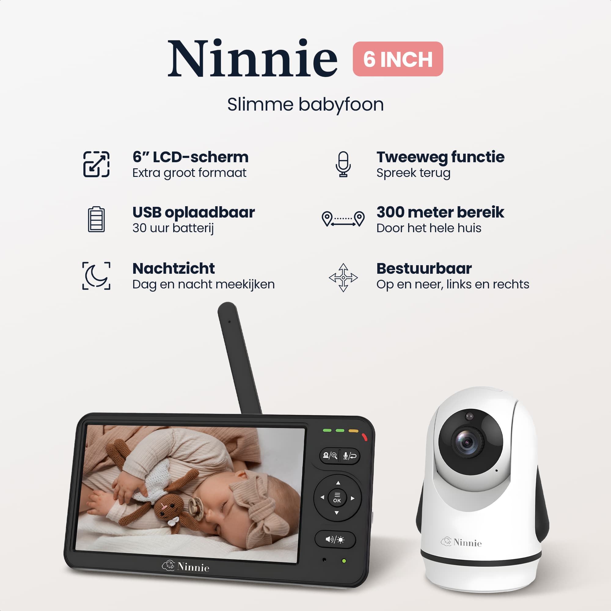 Ninnie - Babyfoon - afbeelding 1