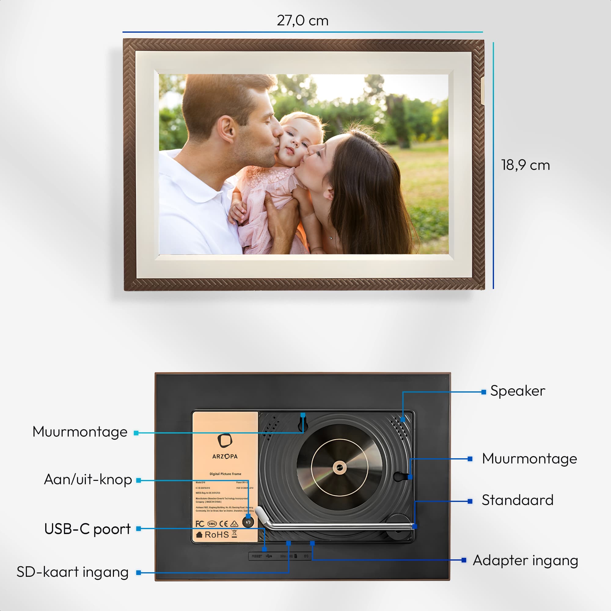 Arzopa - Digitale fotolijst - afbeelding 8