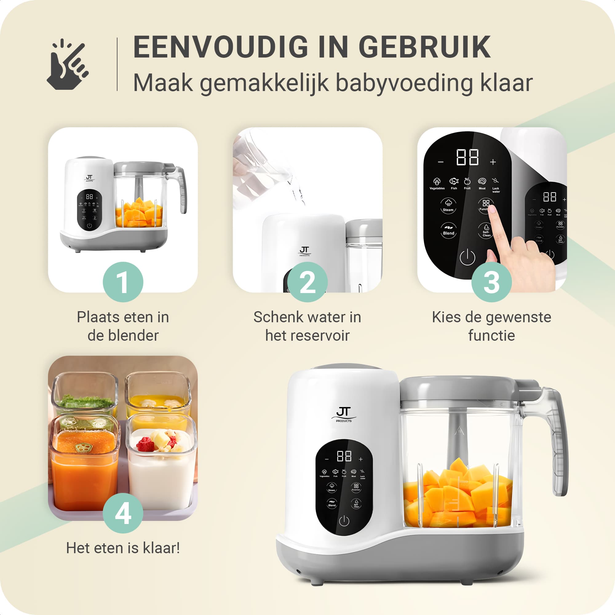 JT Commerce - Baby Blender - afbeelding 2