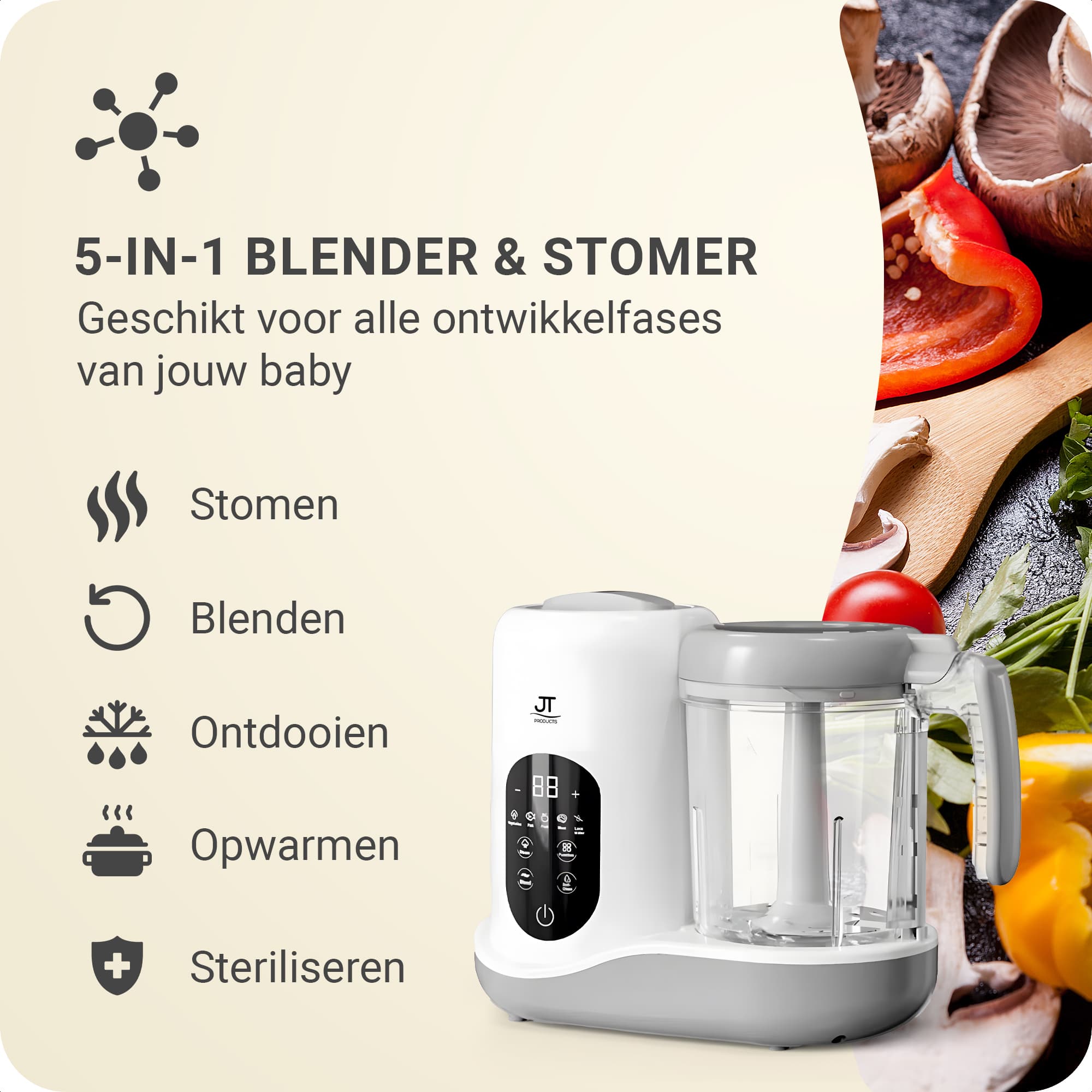 JT Commerce - Baby Blender - afbeelding 3