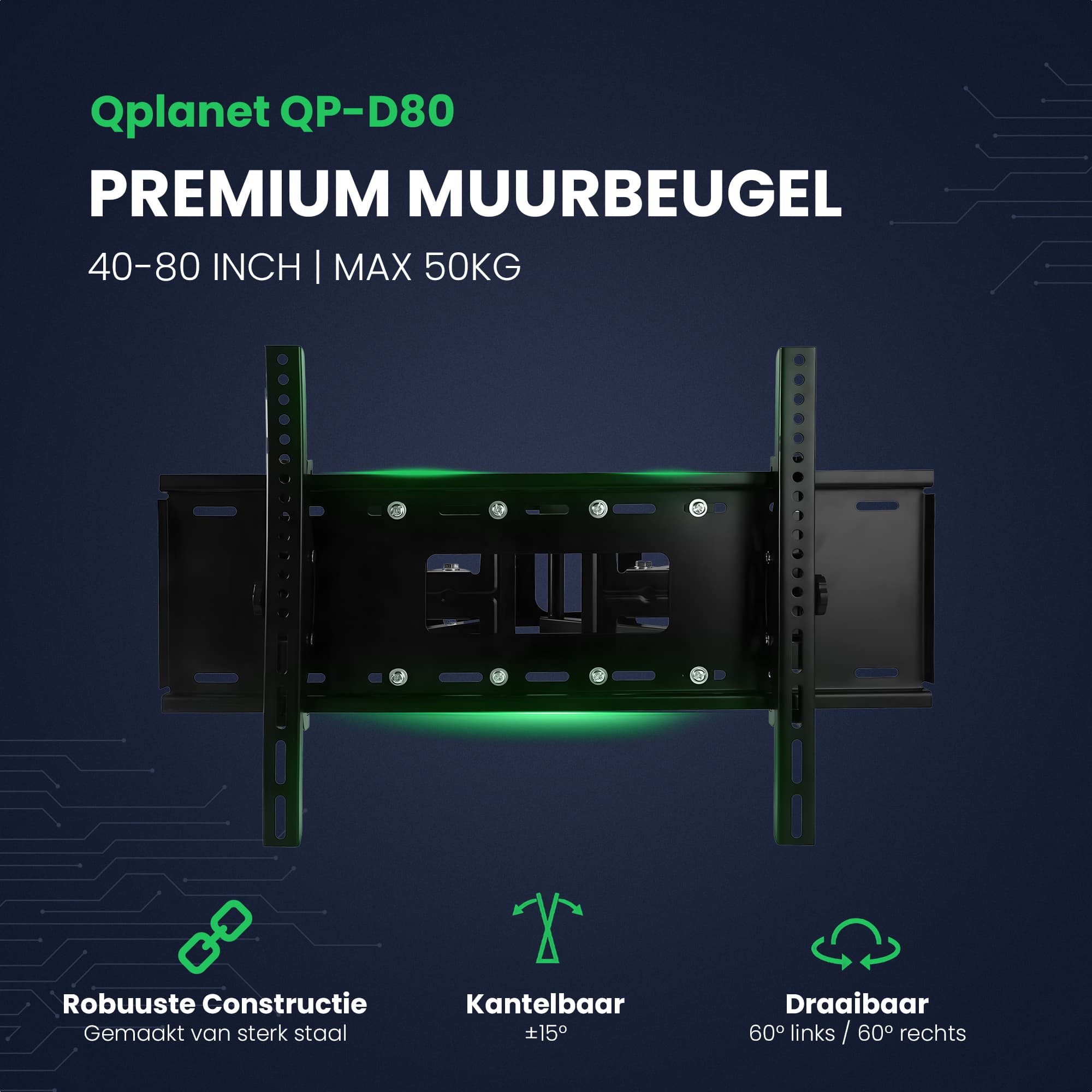 Qplanet - Muurbeugel - afbeelding 2