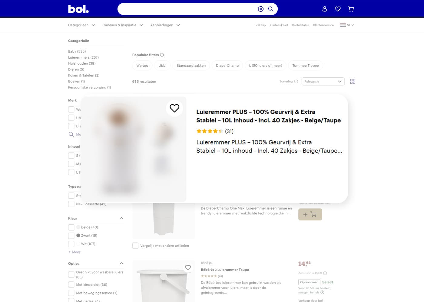 SEO geoptimaliseerde producttitel voor Bol.com